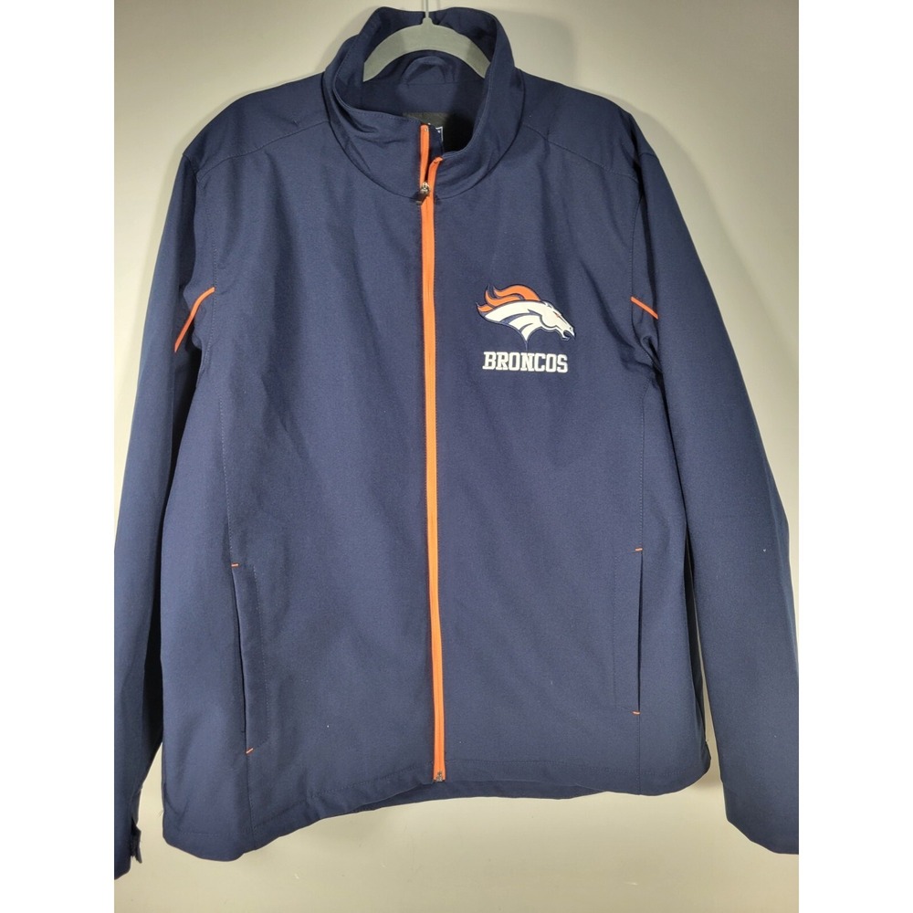 Denver Broncos‎ NFL Soft Shell Full Zip Jacket G-lll Sport  Size: XL